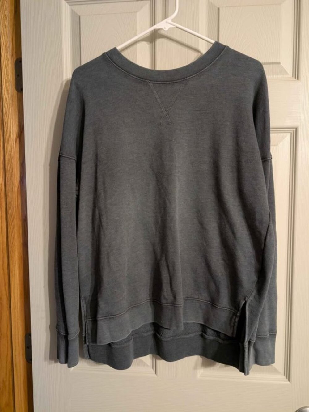 Women's pullover grey size large